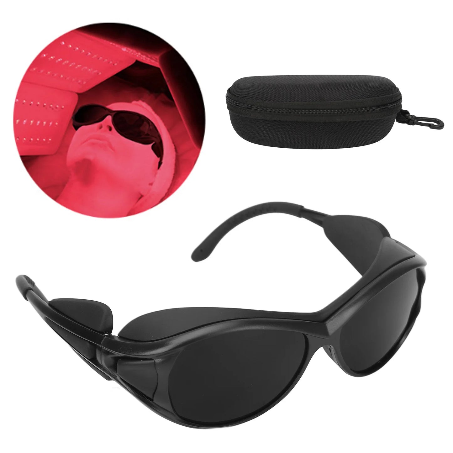 Red LED Infrared Light Protective Glasses